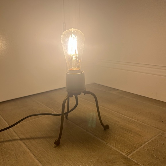 Anthropologie Brass Spider Lamp Desk Table Task Light Minimalist - Picture 2 of 5